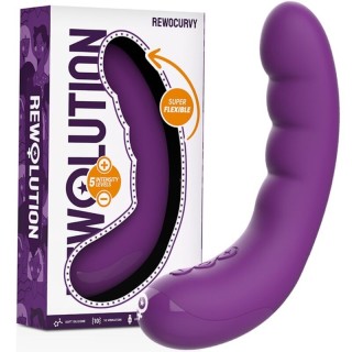 REWOLUTION - REWOCURVY RECHARGEABLE FLEXIBLE VIBRATOR - D-228556 - Teknashop Ltd