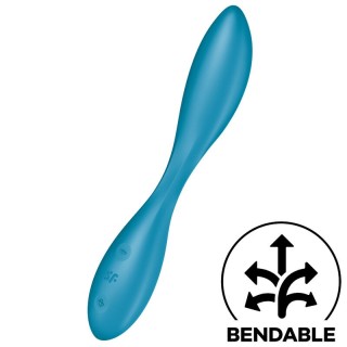 SATISFYER - G-SPOT FLEX 1 MULTI VIBRATOR BLUE - D-232138 - Teknashop Ltd