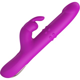 PRETTY LOVE - REESE VIBRATOR WITH PURPLE ROTATION - D-234972 - Teknashop Ltd