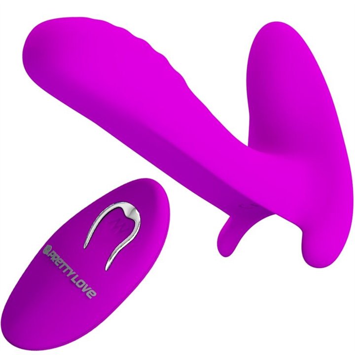 PRETTY LOVE - MASSAGER & VIBRATOR 12 VIBRATIONS REMOTE CONTROL PURPLE - D-242427 - Teknashop Ltd