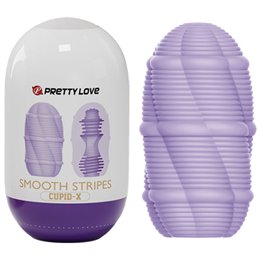 PRETTY LOVE - SMOOTH STRIPES CUPID MASTURBATOR EGG - D-236975 - Teknashop Ltd