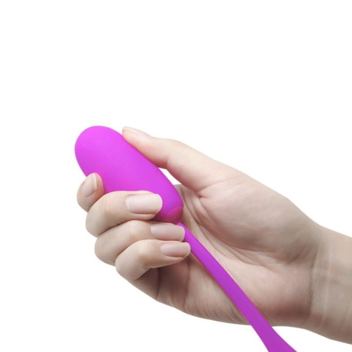 PRETTY LOVE - JULIUS WATERPROOF-RECHARGEABLE VIBRATING EGG PURPLE - D-237368 - Teknashop Ltd