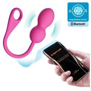 PRETTY LOVE - ELVIRA PINK RECHARGEABLE VIBRATING BALLS - D-237574 - Teknashop Ltd