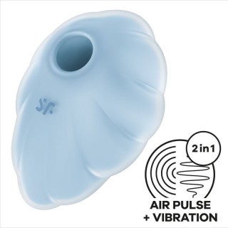 SATISFYER - CLOUD DANCER BLUE AIR PULSE VIBRATOR - D-237591 - Teknashop Ltd