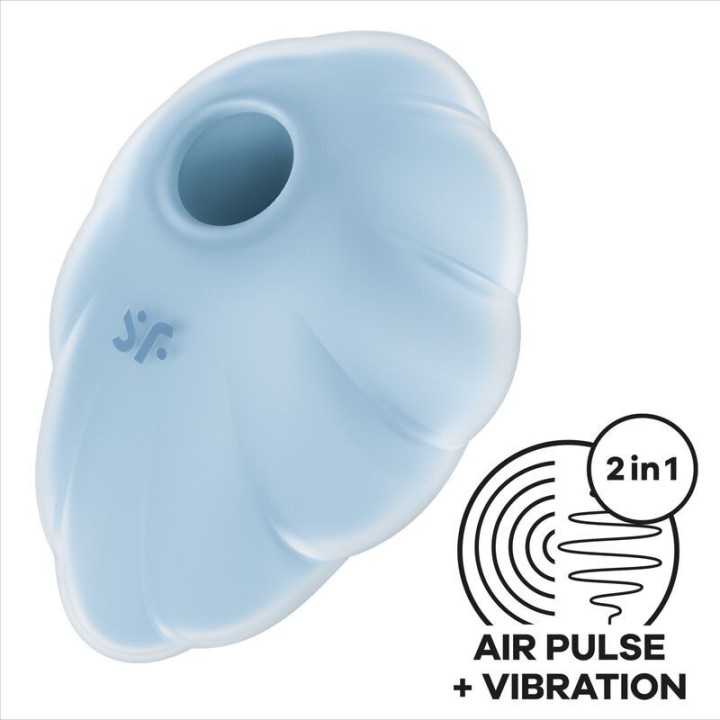 SATISFYER - CLOUD DANCER BLUE AIR PULSE VIBRATOR - D-237591 - Teknashop Ltd