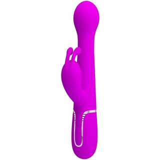 PRETTY LOVE - DEJON RABBIT VIBRATOR 3 IN 1 MULTIFUNCTION VIOLET - D-238772 - Teknashop Ltd