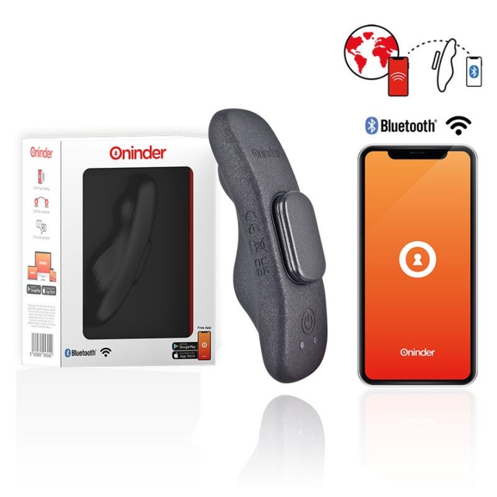 ONINDER - MANILA PANTY RECHARGEABLE VIBRATOR 9 SPEED 9.6 CM X 2.6 CM - FREE APP - D-239512 - Teknashop Ltd