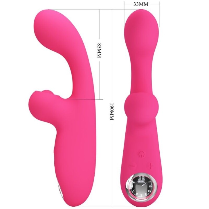 PRETTY LOVE - SKYLAR PINK STIMULATOR VIBRATOR - D-239753 - Teknashop Ltd