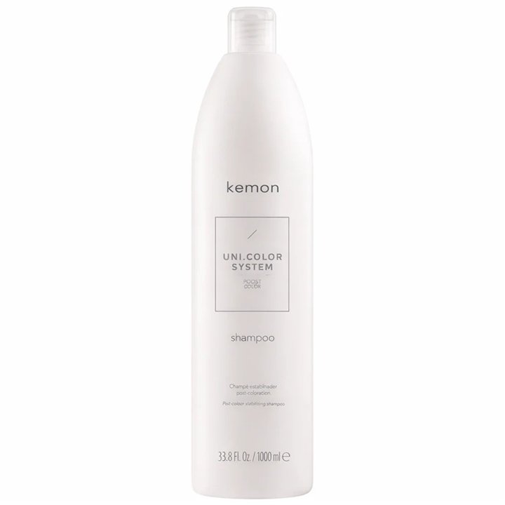Kemon, Uni. Color System, Hair Treatment Shampoo, Shine, For Coloured Hair, 1000 ml - Teknashop Ltd