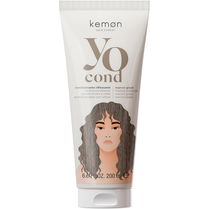 Kemon, Yo Marron Glacé Coloring, Hair Colour Conditioner, 200 ml - Teknashop Ltd