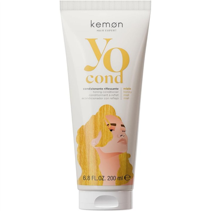 Kemon, Yo Miele Coloring, Hair Colour Conditioner, 200 ml - Teknashop Ltd