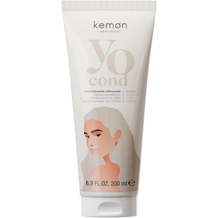 Kemon, Yo Platino Coloring, Hair Colour Conditioner, 200 ml - Teknashop Ltd