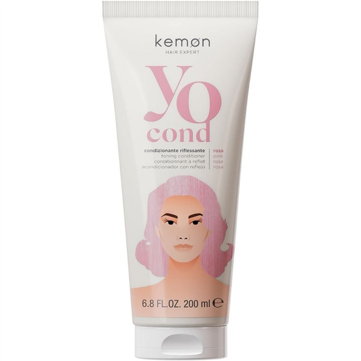 Kemon, Yo Rosa Coloring, Hair Colour Conditioner, 200 ml - Teknashop Ltd