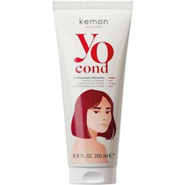 Kemon, Yo Rosso Coloring, Hair Colour Conditioner, 200 ml - Teknashop Ltd