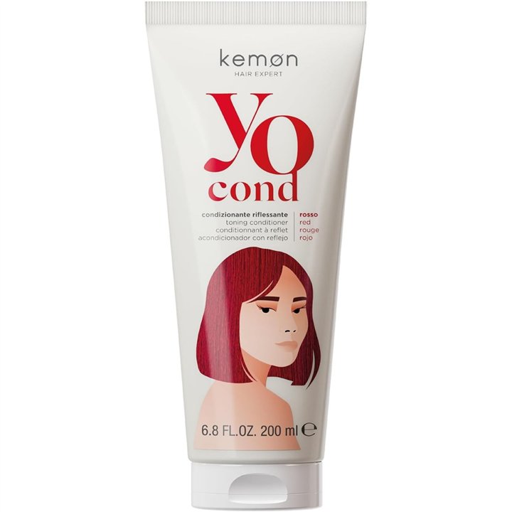 Kemon, Yo Rosso Coloring, Hair Colour Conditioner, 200 ml - Teknashop Ltd