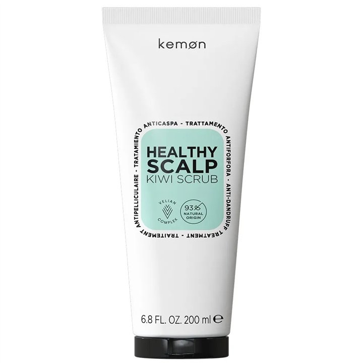 Kemon, Healthy Scalp Kiwi Scrub, Hair Scrub Treatment, Anti-Dandruff, 200 ml - Teknashop Ltd