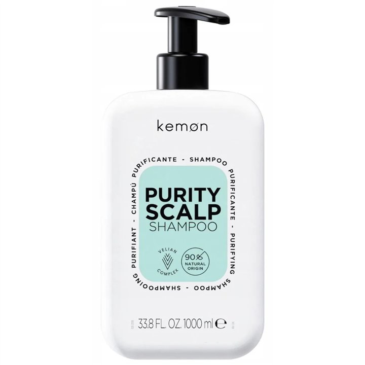 Kemon, Purity Scalp, Hair Shampoo, Purifying, 1000 ml - Teknashop Ltd