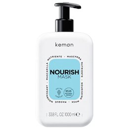Kemon, Nourish Nourishing, Hair Treatment Cream Mask, Hydrating, 1000 ml - Teknashop Ltd