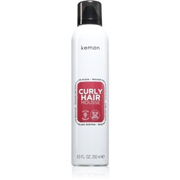 Kemon, Curly Hair Mousse, Hair Styling Mousse, Volume, Medium, 250 ml - Teknashop Ltd
