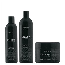 Unamy System Control Intensive Set Kemon: Control Intensive, Hair Shampoo, 400 ml + Control Intensive, Hair Conditioner, 250 ml 