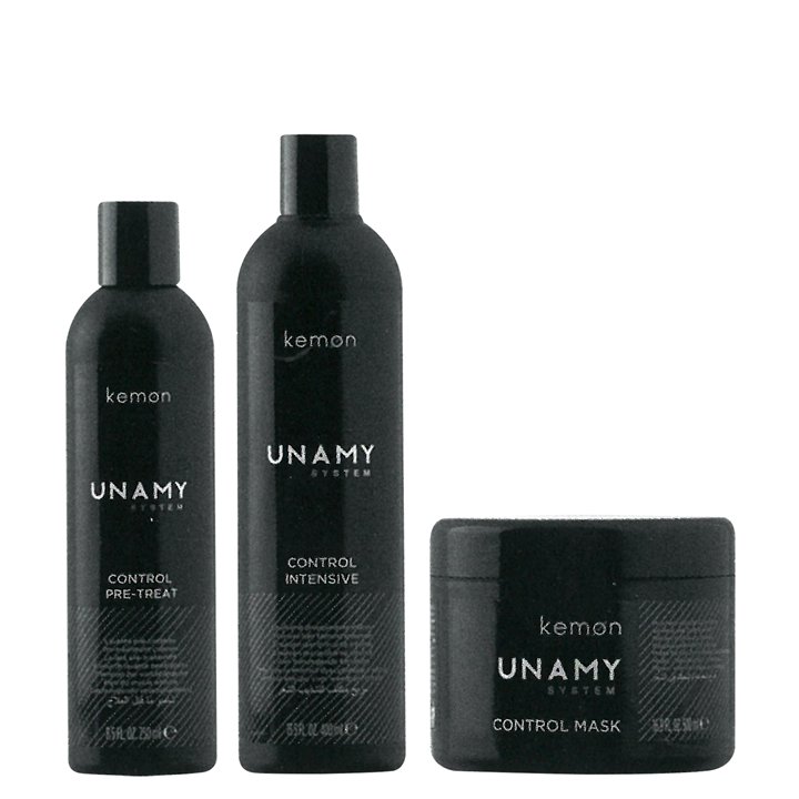 Unamy System Control Intensive Set Kemon: Control Intensive, Hair Shampoo, 400 ml + Control Intensive, Hair Conditioner, 250 ml 