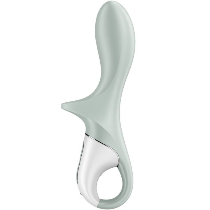 SATISFYER - AIR PUMP BOOTY 3 INFLATABLE ANAL VIBRATOR GREYGREEN - D-241204 - Teknashop Ltd