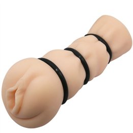 CRAZY BULL - VAGINA MASTURBATOR WITH RINGS - D-214867 - Teknashop Ltd