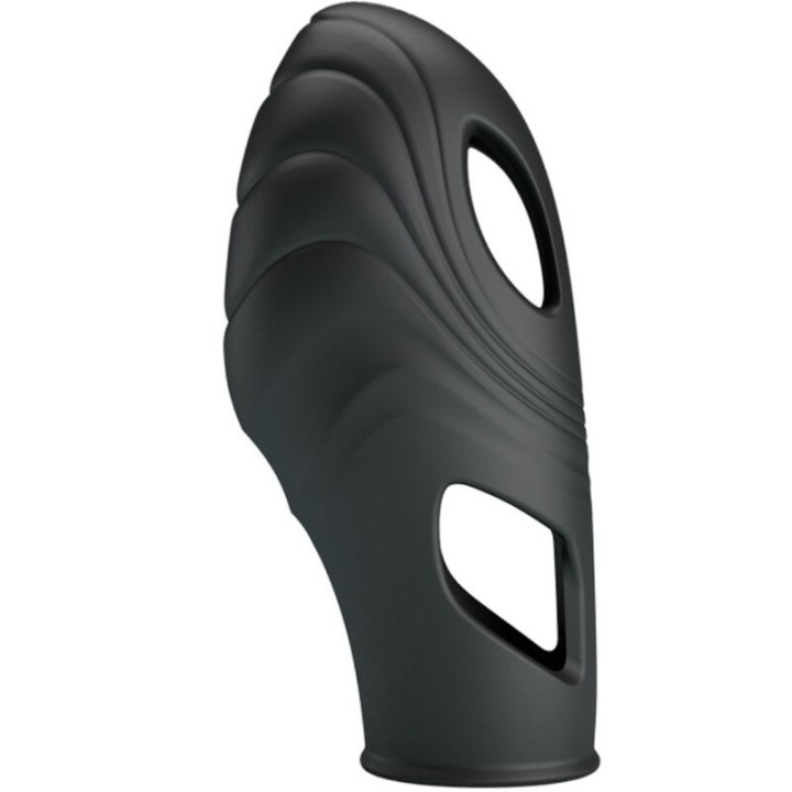 PRETTY LOVE - LICH SILICONE FINGER VIBRATOR BLACK - D-242411 - Teknashop Ltd