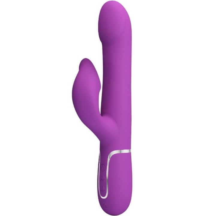 PRETTY LOVE - 4 IN 1 MULTIFUNCTION VIBRATOR & STIMULATOR PURPLE - D-242453 - Teknashop Ltd