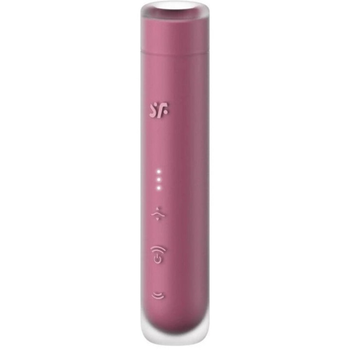 SATISFYER - FIRST KISS WAVE CLITORIS STIMULATOR GARNET - D-242635 - Teknashop Ltd