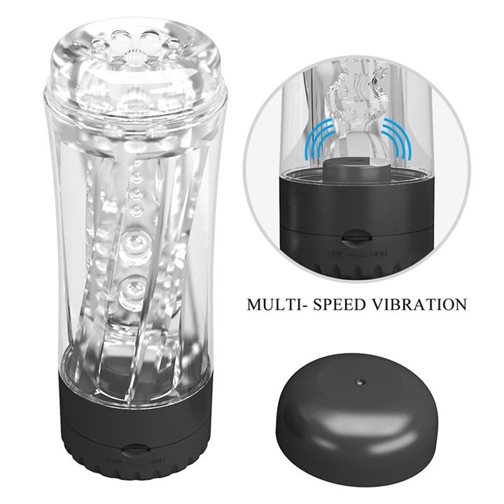 Tamara Men Masturbator with Vibration - BM-00900T94 - Teknashop Ltd