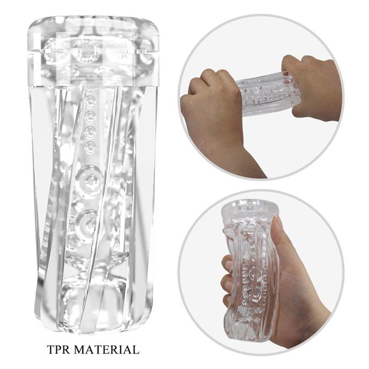 Tamara Men Masturbator with Vibration - BM-00900T94 - Teknashop Ltd