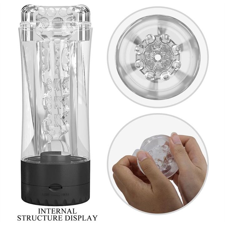 Tamara Men Masturbator with Vibration - BM-00900T94 - Teknashop Ltd