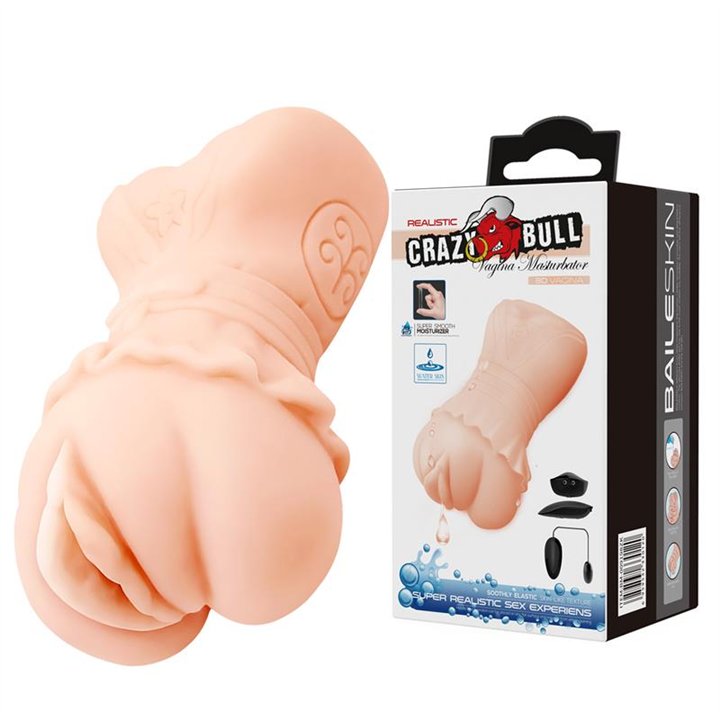 Realistic Vagina Vibrating Mastubator - BM-009198ZK - Teknashop Ltd