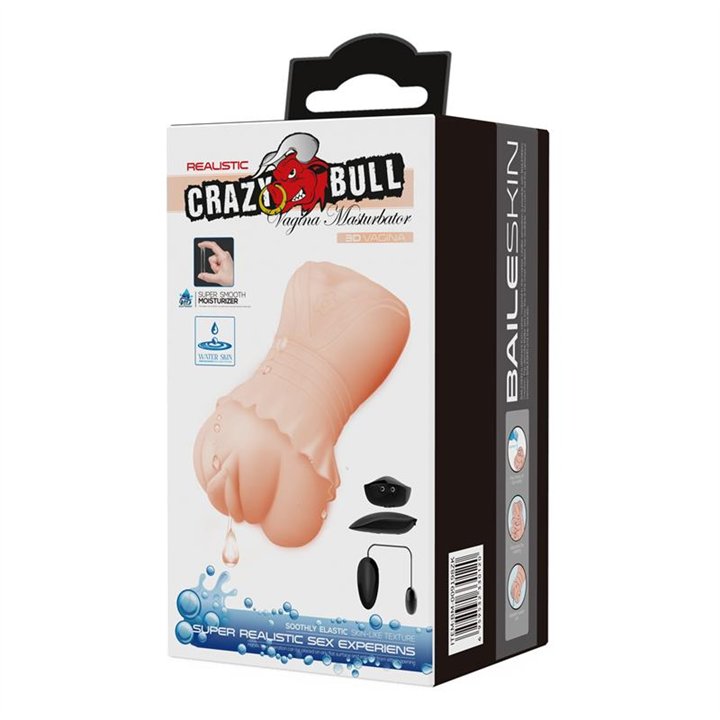 Realistic Vagina Vibrating Mastubator - BM-009198ZK - Teknashop Ltd