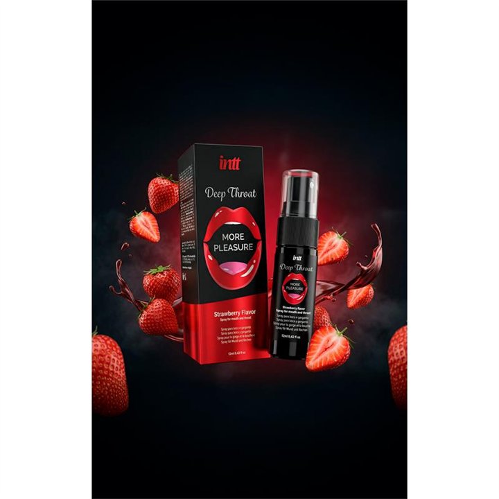 Deep Throat Spray Strawberry 12ml - 5600781416530 - Teknashop Ltd