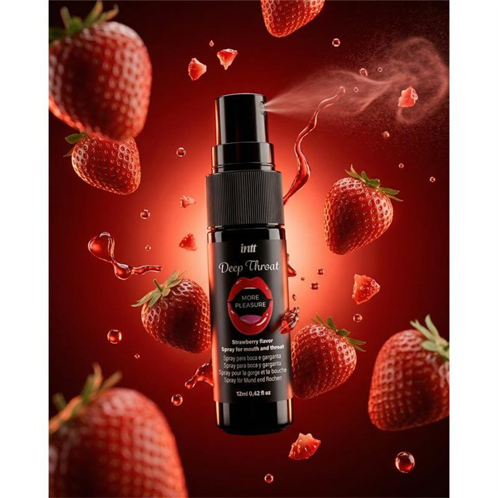 Deep Throat Spray Strawberry 12ml - 5600781416530 - Teknashop Ltd