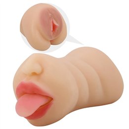 Sarah Mouth and Vagina Masturbator - BM-009240N - Teknashop Ltd