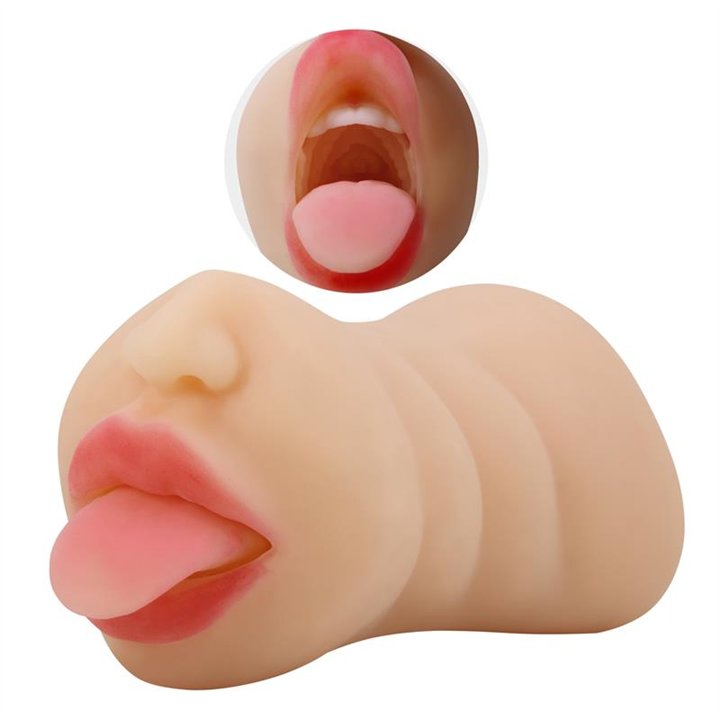 Sarah Mouth and Vagina Masturbator - BM-009240N - Teknashop Ltd