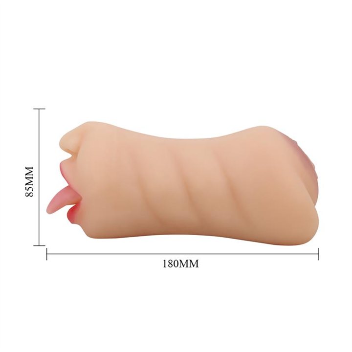 Sarah Mouth and Vagina Masturbator - BM-009240N - Teknashop Ltd