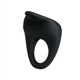 Vibrating Cock Ring Thimble Black - BI-210142 - Teknashop Ltd