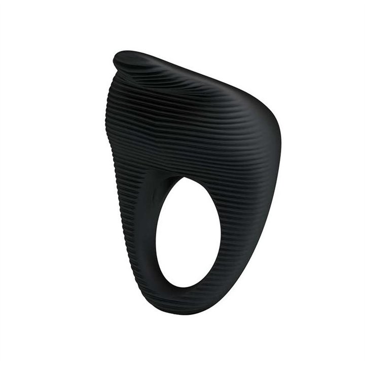 Vibrating Cock Ring Thimble Black - BI-210142 - Teknashop Ltd