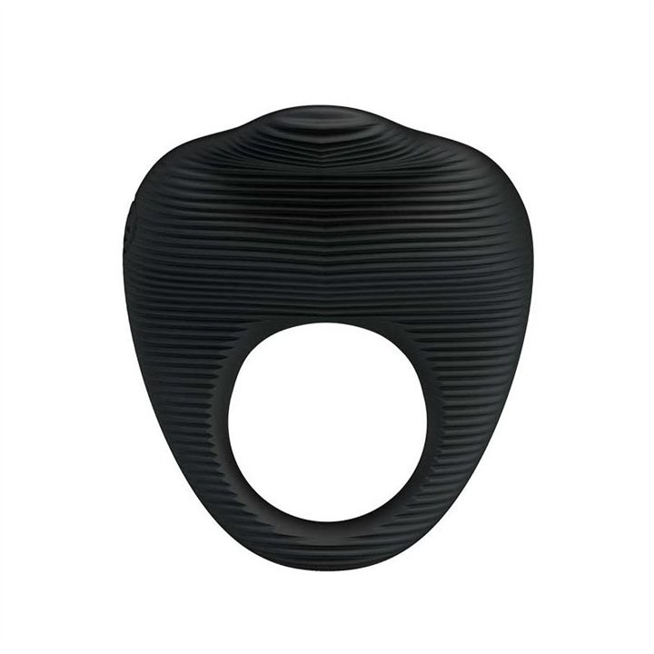 Vibrating Cock Ring Thimble Black - BI-210142 - Teknashop Ltd
