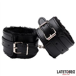 Furry Wrist Cuff Black - 8436615009206 - Teknashop Ltd