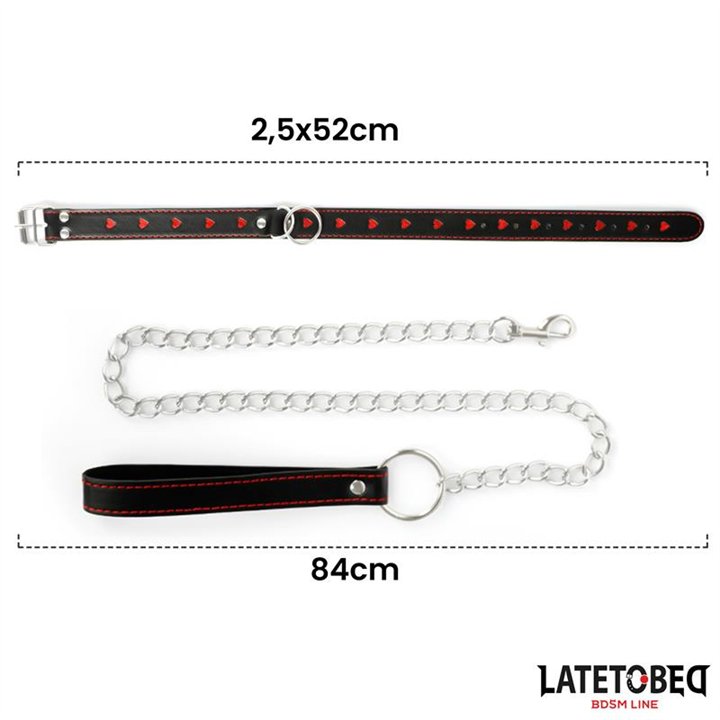 collar with Leash 52 cm - 8436615009329 - Teknashop Ltd