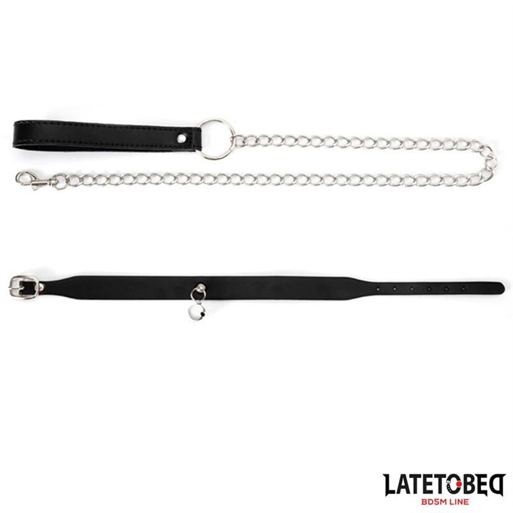 Collar with Bell and Leash - 8436615009305 - Teknashop Ltd