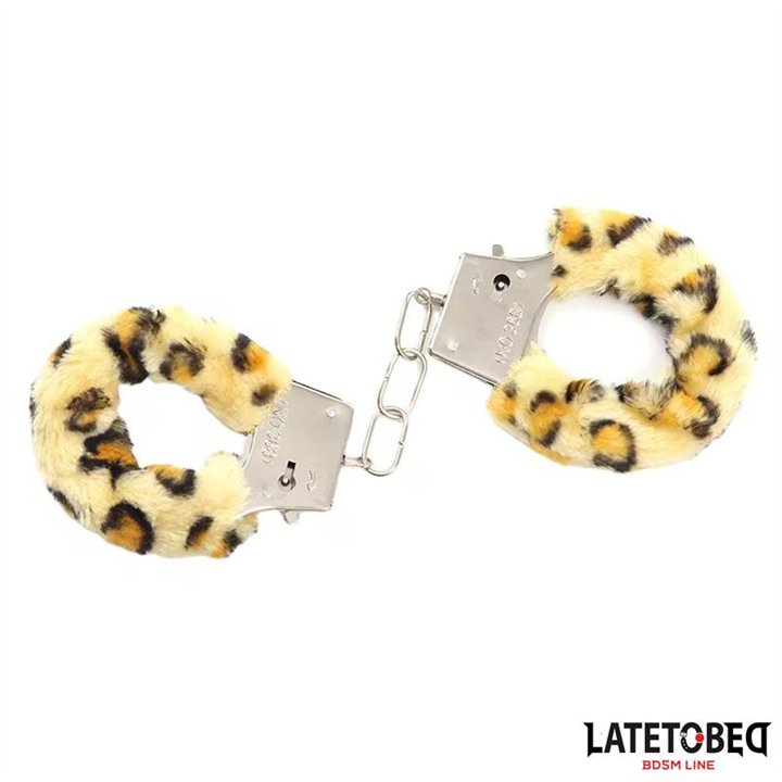 Furry Metal Cuff Animal Print Leopard - 8436615009176 - Teknashop Ltd