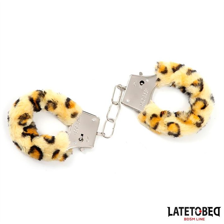 Furry Metal Cuff Animal Print Leopard - 8436615009176 - Teknashop Ltd