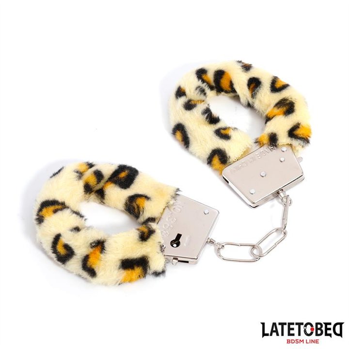 Furry Metal Cuff Animal Print Leopard - 8436615009176 - Teknashop Ltd