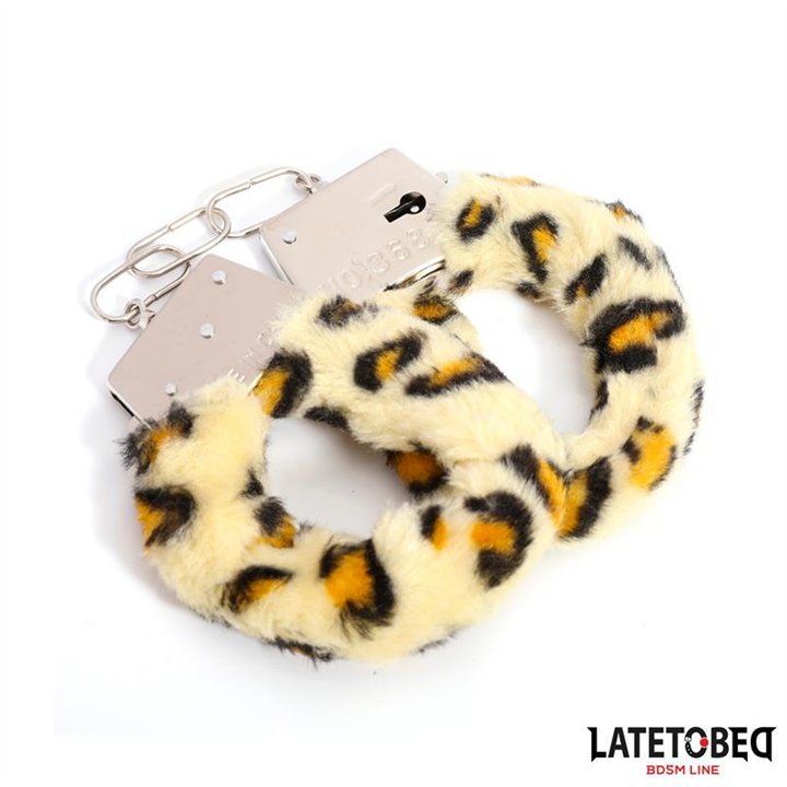 Furry Metal Cuff Animal Print Leopard - 8436615009176 - Teknashop Ltd